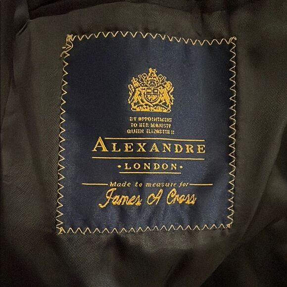 Alexandre Blue Wool Double Breasted Blazer Made in England 42? - Picture 2 of 11